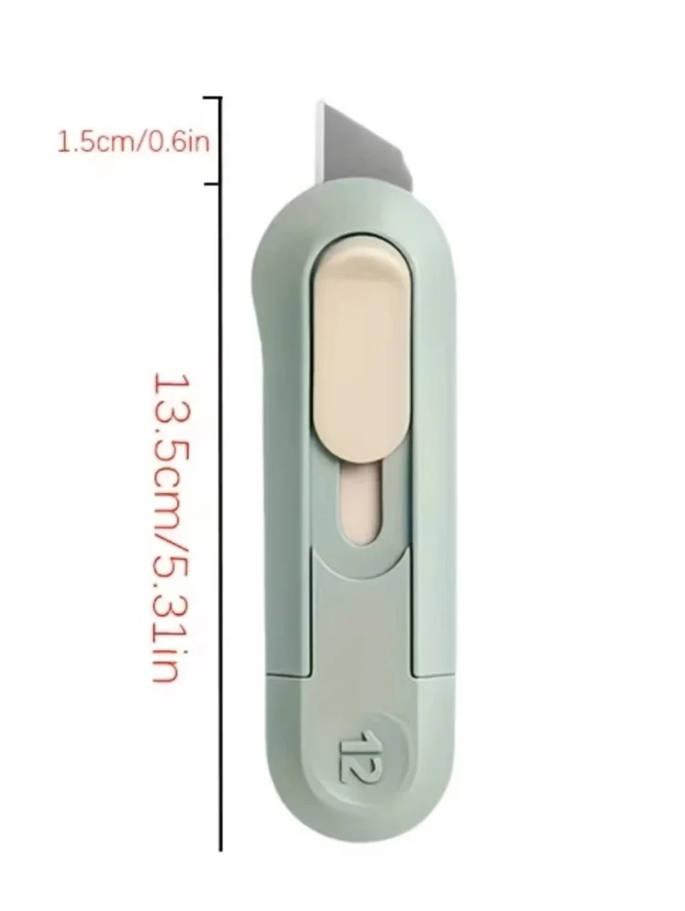1 Piece Steel Utility Knife-Blue/Pink/White/Green-Buyers Choice Of Color.
